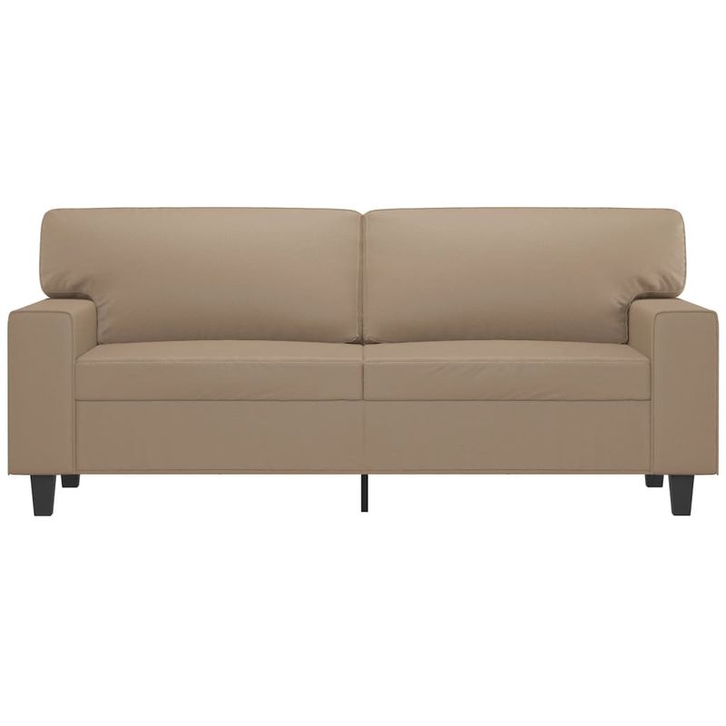 Casa si Gradina - Mobilier - Canapele si coltare - Canapele - Canapea cu 2 locuri, cappuccino, 140 cm, piele ecologica - Infinity.ro