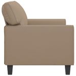 Casa si Gradina - Mobilier - Canapele si coltare - Canapele - Canapea cu 2 locuri, cappuccino, 140 cm, piele ecologica - Infinity.ro