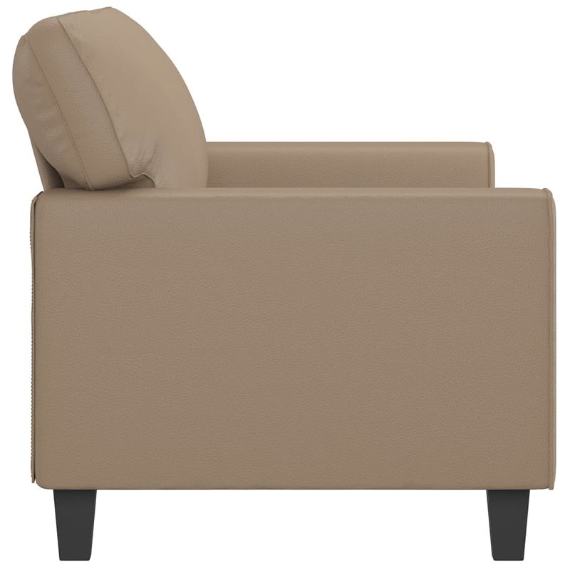 Casa si Gradina - Mobilier - Canapele si coltare - Canapele - Canapea cu 2 locuri, cappuccino, 140 cm, piele ecologica - Infinity.ro