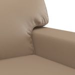 Casa si Gradina - Mobilier - Canapele si coltare - Canapele - Canapea cu 2 locuri, cappuccino, 140 cm, piele ecologica - Infinity.ro
