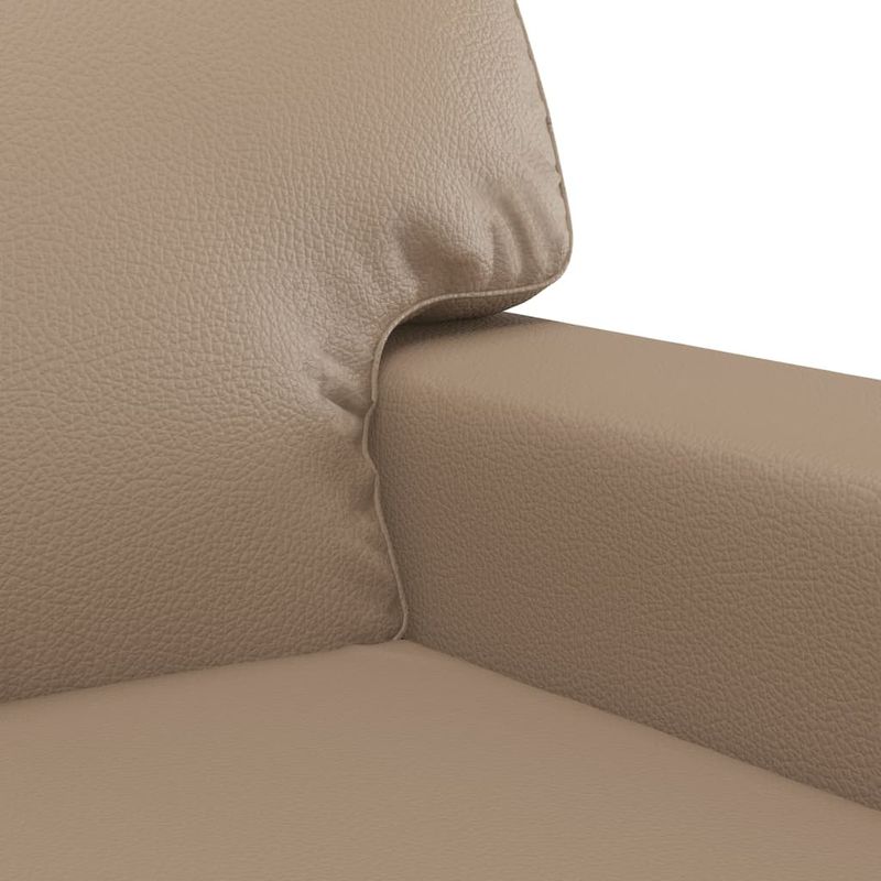 Casa si Gradina - Mobilier - Canapele si coltare - Canapele - Canapea cu 2 locuri, cappuccino, 140 cm, piele ecologica - Infinity.ro