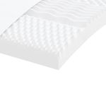 Casa si Gradina - Mobilier - Paturi si accesorii - Paturi - Pat de zi cu extensie si saltele, gri taupe, 80x200 cm, textil - Infinity.ro