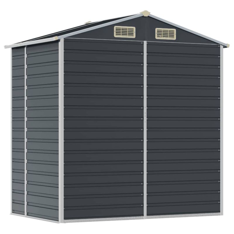 Casa si Gradina - Gradina si terasa - Casute de gradina - Sopron de gradina, antracit, 191x130x198 cm, otel galvanizat - Infinity.ro