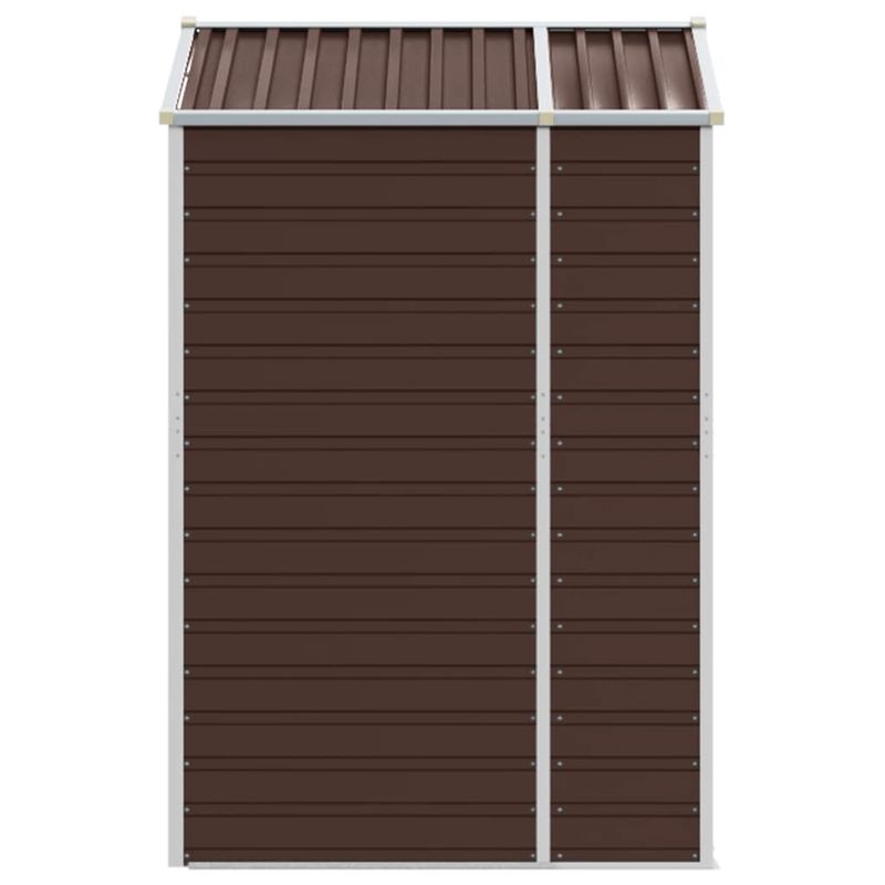 Casa si Gradina - Gradina si terasa - Casute de gradina - Sopron de gradina, maro, 191x130x198 cm, otel galvanizat - Infinity.ro