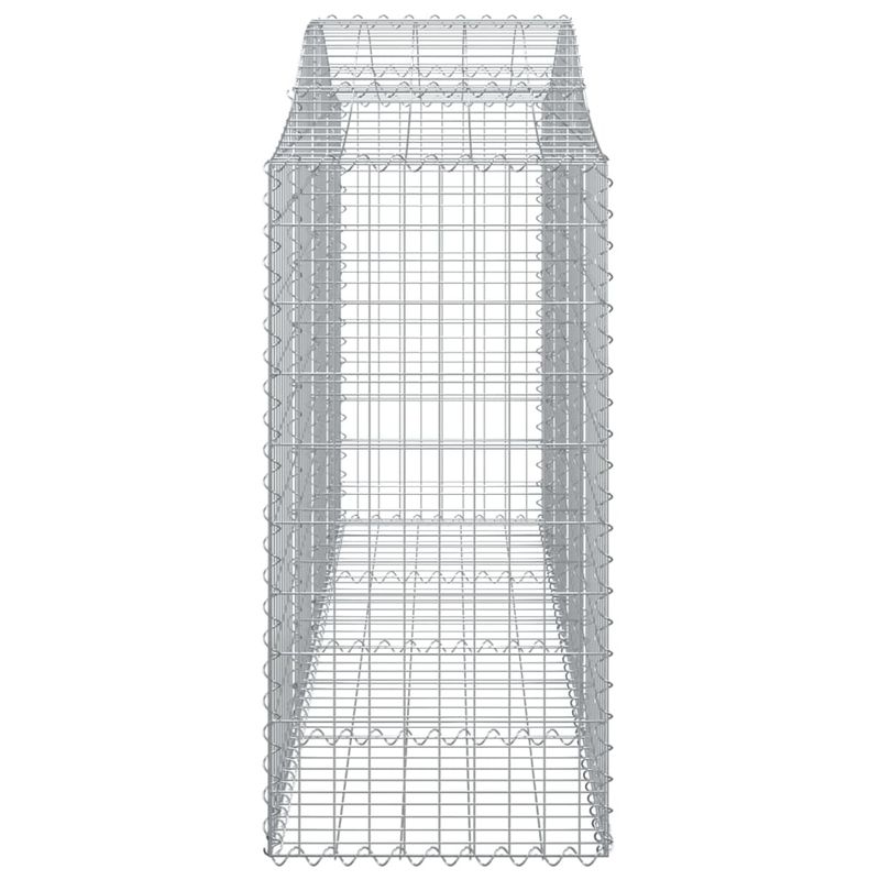 Casa si Gradina - Gradinarit si plante - Plante si ghivece - Ghivece si suporturi - Cosuri gabion arcuite 40 buc, 200x50x120/140cm, fier galvanizat - Infinity.ro