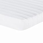 Casa si Gradina - Mobilier - Paturi si accesorii - Paturi - Pat de zi cu extensie si saltele, crem, 90x200 cm, textil - Infinity.ro