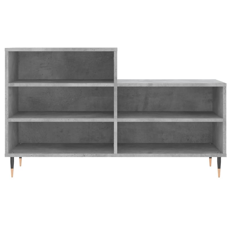Casa si Gradina - Mobilier - Organizare si depozitare - Organizator incaltaminte - Pantofar, gri beton, 102x36x60 cm, lemn prelucrat - Infinity.ro