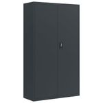 Casa si Gradina - Constructii - Depozitare, transport si protectie - Rafturi, fisete si vestiare - Fiset, antracit, 105x40x180 cm, otel - Infinity.ro