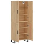 Casa si Gradina - Mobilier - Comode si corpuri - Comode - Dulap inalt, stejar sonoma, 69,5x34x180 cm, lemn compozit - Infinity.ro