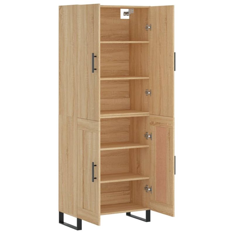 Casa si Gradina - Mobilier - Comode si corpuri - Comode - Dulap inalt, stejar sonoma, 69,5x34x180 cm, lemn compozit - Infinity.ro