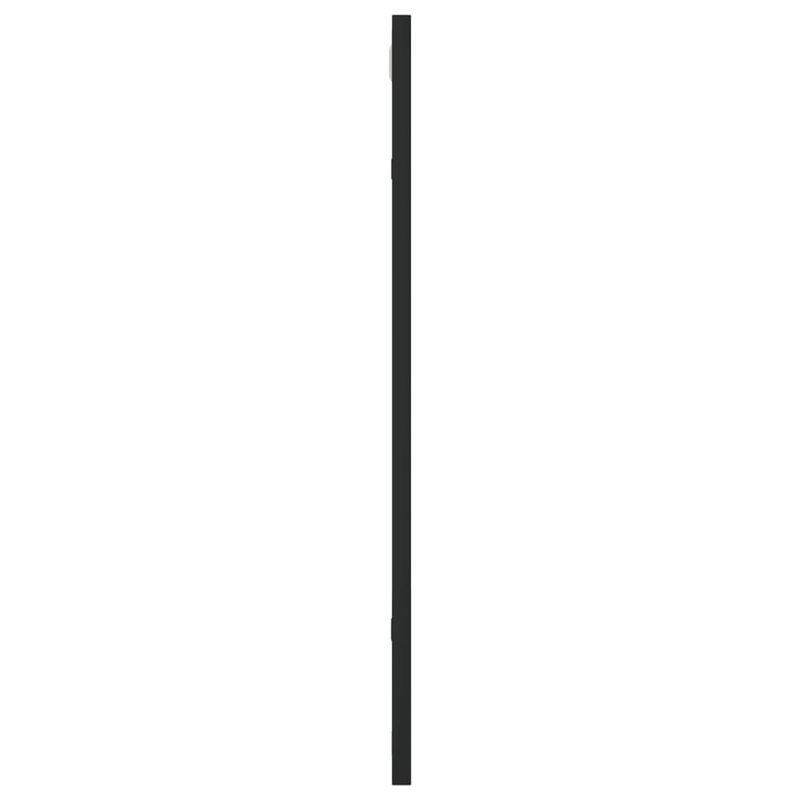 Casa si Gradina - Decoratiuni - Oglinzi - Oglinda de perete, negru, 50x60 cm, dreptunghiulara, fier - Infinity.ro