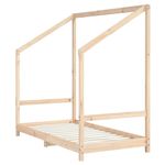 Casa si Gradina - Mobilier - Mobilier copii - Patuturi copii - Cadru de pat pentru copii, 2x(80x160) cm, lemn masiv de pin, natural - Infinity.ro