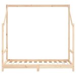Casa si Gradina - Mobilier - Mobilier copii - Patuturi copii - Cadru de pat pentru copii, 2x(80x160) cm, lemn masiv de pin, natural - Infinity.ro