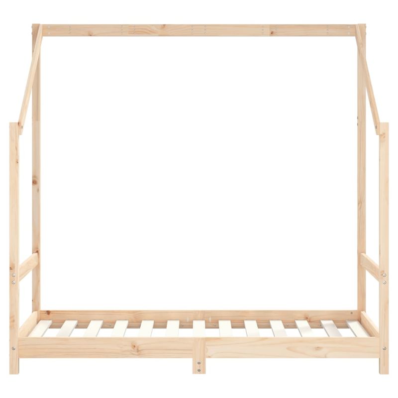 Casa si Gradina - Mobilier - Mobilier copii - Patuturi copii - Cadru de pat pentru copii, 2x(80x160) cm, lemn masiv de pin, natural - Infinity.ro