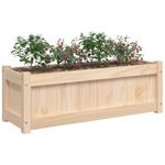 Casa si Gradina - Gradinarit si plante - Plante si ghivece - Ghivece si suporturi - Jardiniera de gradina, 90x31x31 cm, lemn masiv de pin - Infinity.ro