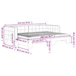 Casa si Gradina - Mobilier - Paturi si accesorii - Paturi - Pat de zi cu extensie si saltea, galben, 80x200 cm, catifea - Infinity.ro