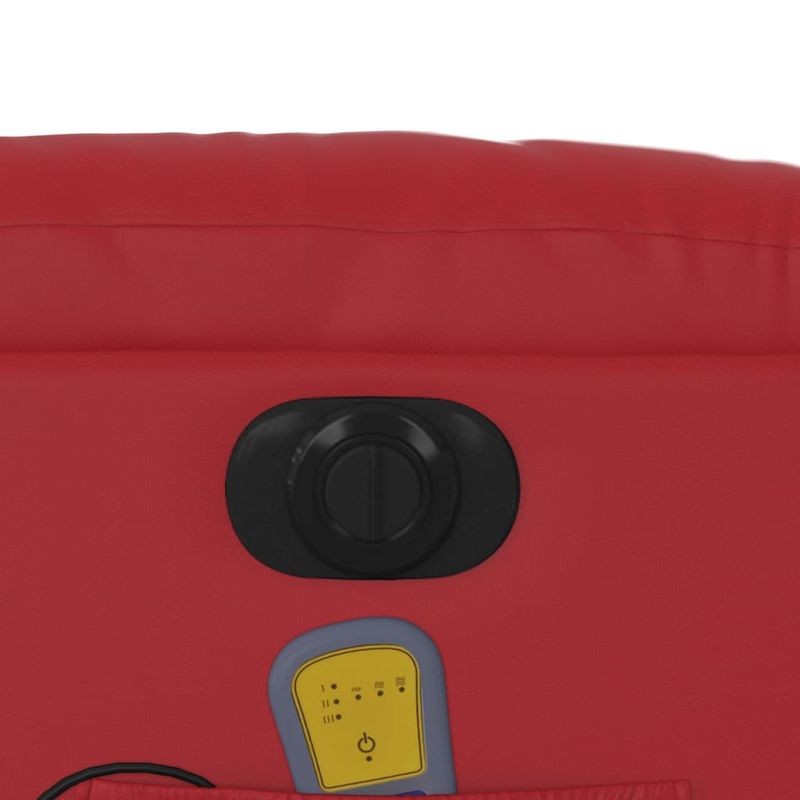 Ingrijire personala si Cosmetice - Sanatate si wellness - Articole wellness - Fotolii de masaj - Fotoliu electric de masaj rabatabil, rosu, piele ecologica - Infinity.ro