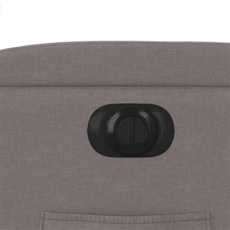 Casa si Gradina - Mobilier - Scaune si fotolii - Fotolii - Fotoliu rabatabil electric, gri taupe, material textil - Infinity.ro