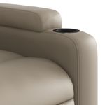 Casa si Gradina - Mobilier - Scaune si fotolii - Fotolii - Fotoliu rabatabil, cappuccino, piele ecologica - Infinity.ro