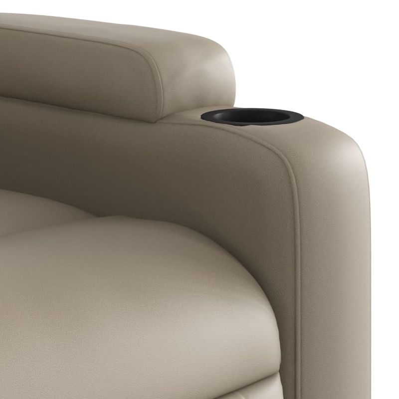 Casa si Gradina - Mobilier - Scaune si fotolii - Fotolii - Fotoliu rabatabil, cappuccino, piele ecologica - Infinity.ro