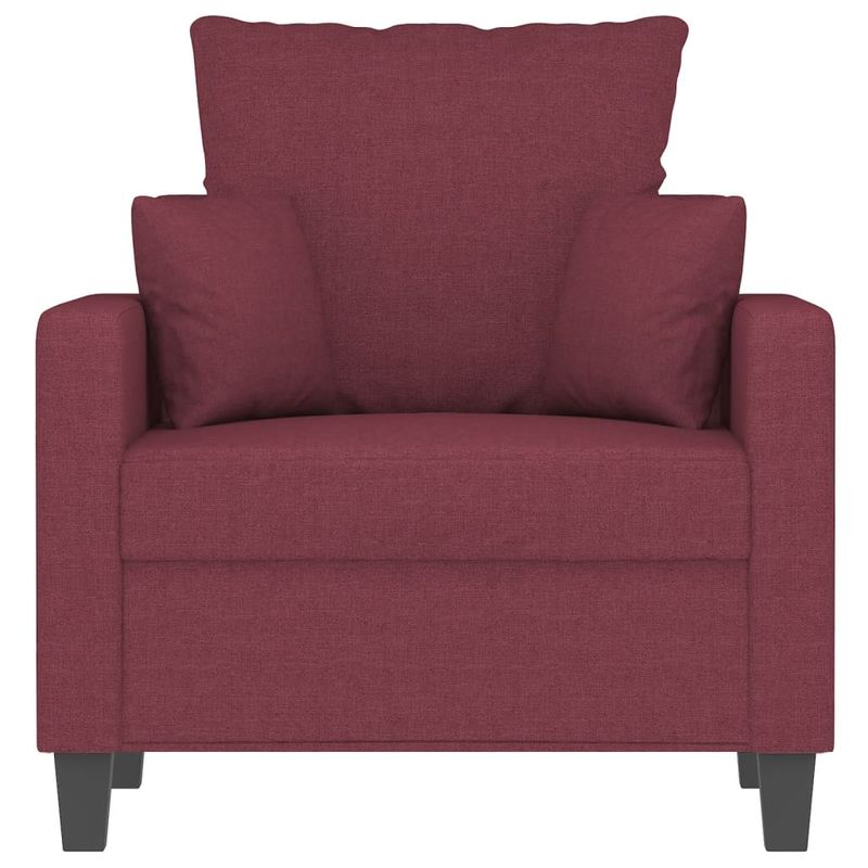 Casa si Gradina - Mobilier - Scaune si fotolii - Fotolii - Fotoliu canapea, rosu vin, 60 cm, material textil - Infinity.ro