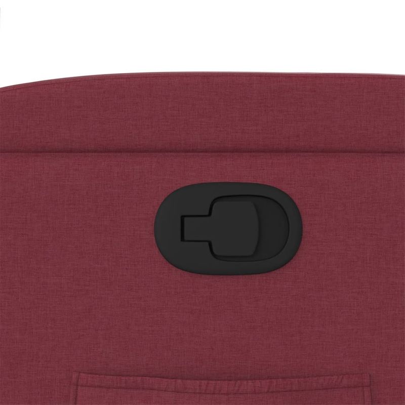 Casa si Gradina - Mobilier - Scaune si fotolii - Fotolii - Fotoliu rabatabil cu ridicare, rosu vin, material textil - Infinity.ro