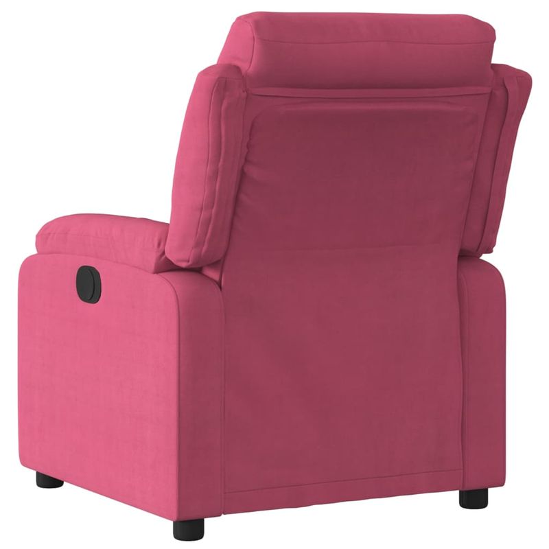 Casa si Gradina - Mobilier - Scaune si fotolii - Fotolii - Fotoliu rabatabil, rosu vin, catifea - Infinity.ro