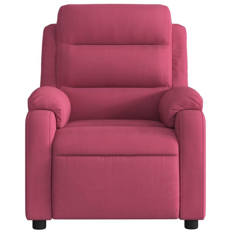 Casa si Gradina - Mobilier - Scaune si fotolii - Fotolii - Fotoliu rabatabil, rosu vin, catifea - Infinity.ro