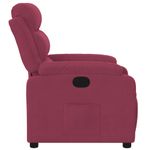 Casa si Gradina - Mobilier - Scaune si fotolii - Fotolii - Fotoliu rabatabil, rosu vin, catifea - Infinity.ro