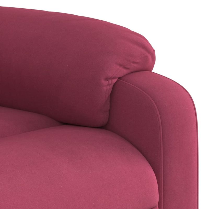 Casa si Gradina - Mobilier - Scaune si fotolii - Fotolii - Fotoliu rabatabil, rosu vin, catifea - Infinity.ro
