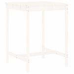 Casa si Gradina - Gradina si terasa - Mobilier exterior - Seturi mobila gradina - Set de bar pentru gradina, 5 piese, alb, lemn masiv de pin - Infinity.ro