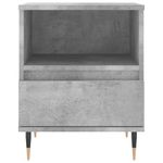 Casa si Gradina - Mobilier - Comode si corpuri - Noptiere - Noptiere, 2 buc., gri beton, 40x35x50 cm, lemn compozit - Infinity.ro