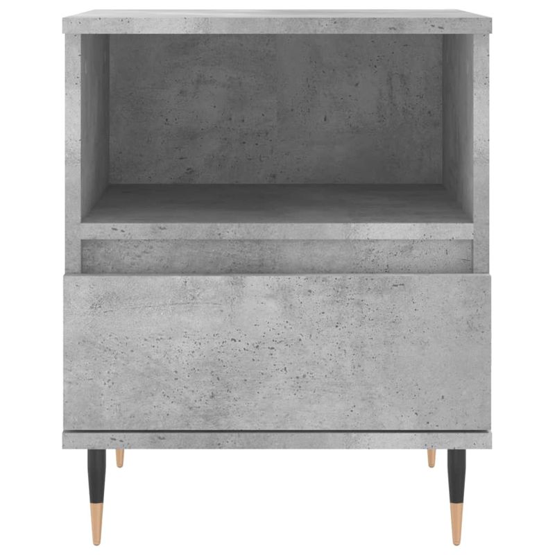 Casa si Gradina - Mobilier - Comode si corpuri - Noptiere - Noptiere, 2 buc., gri beton, 40x35x50 cm, lemn compozit - Infinity.ro