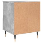 Casa si Gradina - Mobilier - Comode si corpuri - Noptiere - Noptiere, 2 buc., gri beton, 40x35x50 cm, lemn compozit - Infinity.ro