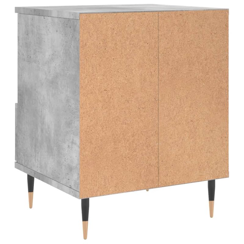 Casa si Gradina - Mobilier - Comode si corpuri - Noptiere - Noptiere, 2 buc., gri beton, 40x35x50 cm, lemn compozit - Infinity.ro