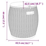 Casa si Gradina - Gradina si terasa - Mobilier exterior - Dulapuri si lazi depozitare exterior - Cutie depozitare de gradina 4 in 1, negru, polipropilena - Infinity.ro