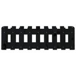 Casa si Gradina - Gradinarit si plante - Plante si ghivece - Ghivece si suporturi - Pat inaltat gradina design gard 100x30x30 cm lemn de pin tratat, pin negru - Infinity.ro