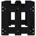 Casa si Gradina - Gradinarit si plante - Plante si ghivece - Ghivece si suporturi - Pat inaltat gradina design gard 100x30x30 cm lemn de pin tratat, pin negru - Infinity.ro