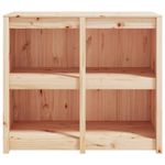 Casa si Gradina - Mobilier - Comode si corpuri - Corpuri bucatarie - Dulap bucatarie de exterior, 106x55x92 cm, lemn masiv pin, model 4 rafturi - Infinity.ro