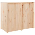 Casa si Gradina - Mobilier - Comode si corpuri - Corpuri bucatarie - Dulap bucatarie de exterior, 106x55x92 cm, lemn masiv pin, model 4 rafturi - Infinity.ro