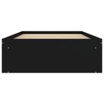 Casa si Gradina - Mobilier - Paturi si accesorii - Paturi - Cadru pat, negru, 90x190 cm - Infinity.ro
