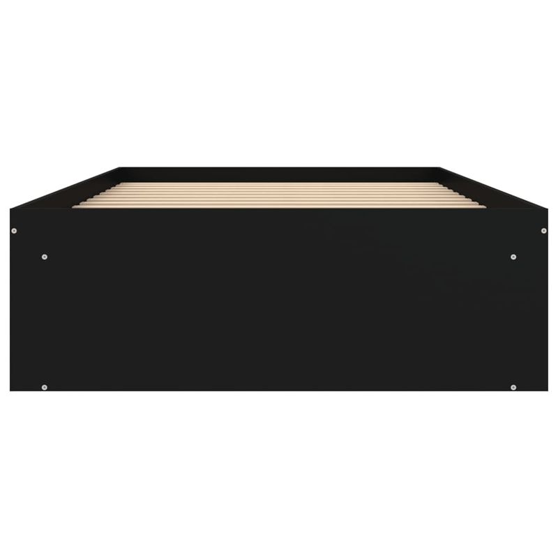Casa si Gradina - Mobilier - Paturi si accesorii - Paturi - Cadru pat, negru, 90x190 cm - Infinity.ro