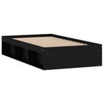 Casa si Gradina - Mobilier - Paturi si accesorii - Paturi - Cadru pat, negru, 90x190 cm - Infinity.ro