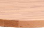 Casa si Gradina - Mobilier - Feronerie si accesorii mobila - Blat de masa rotund, diametru 80x2,5 cm, lemn masiv de fag, maro - Infinity.ro