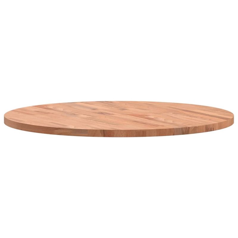 Casa si Gradina - Mobilier - Feronerie si accesorii mobila - Blat de masa rotund, diametru 80x2,5 cm, lemn masiv de fag, maro - Infinity.ro