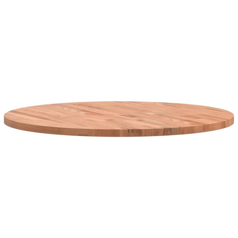 Casa si Gradina - Mobilier - Feronerie si accesorii mobila - Blat de masa rotund, diametru 80x2,5 cm, lemn masiv de fag, maro - Infinity.ro