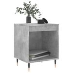 Casa si Gradina - Mobilier - Comode si corpuri - Noptiere - Noptiere, 2 buc., gri beton, 40x35x50 cm, lemn compozit - Infinity.ro