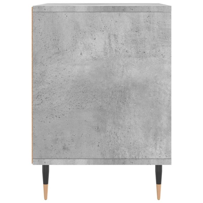 Casa si Gradina - Mobilier - Comode si corpuri - Noptiere - Noptiere, 2 buc., gri beton, 40x35x50 cm, lemn compozit - Infinity.ro