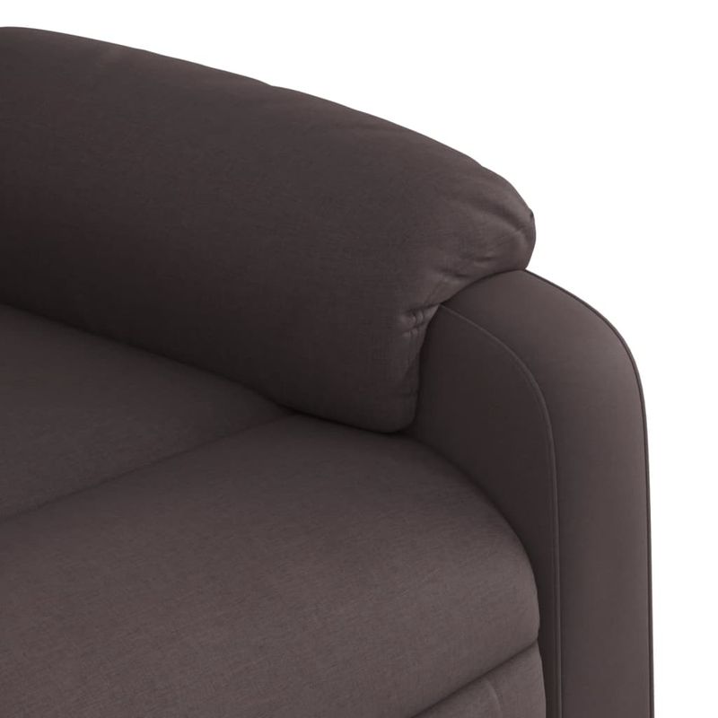 Ingrijire personala si Cosmetice - Sanatate si wellness - Articole wellness - Fotolii de masaj - Fotoliu de masaj rabatabil, maro inchis, material textil - Infinity.ro