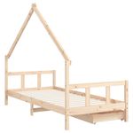Casa si Gradina - Mobilier - Mobilier copii - Patuturi copii - Cadru de pat cu sertare de copii, 90x200 cm, lemn masiv pin - Infinity.ro